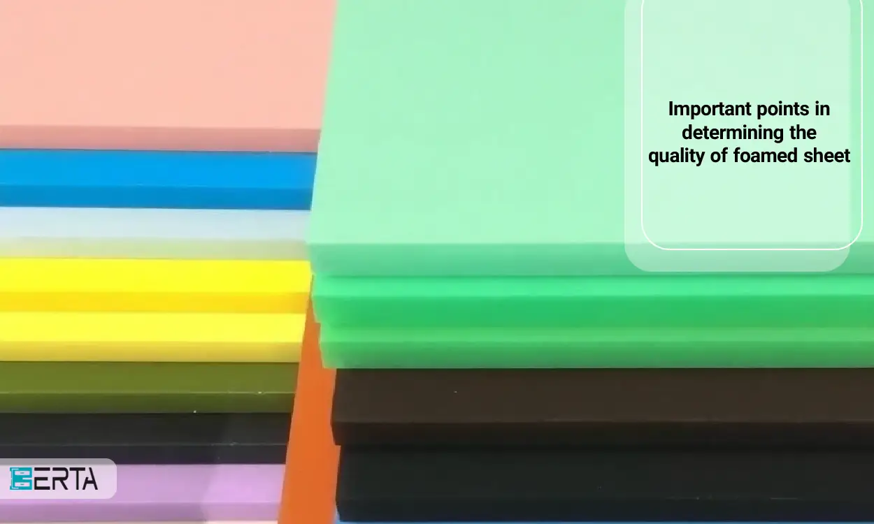 Detection of foamed sheets