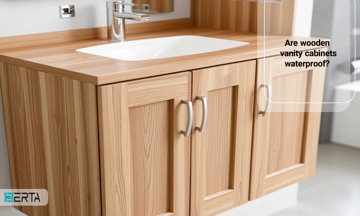 Is the wooden vanity cabinet really waterproof?