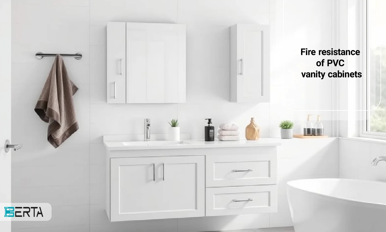 Safety and beauty of PVC vanity cabinets against fire