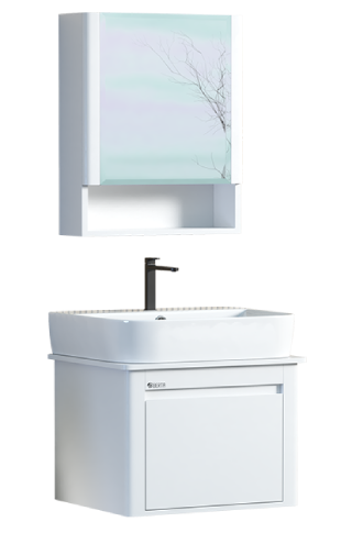 PVC vanity cabinet model D-6018